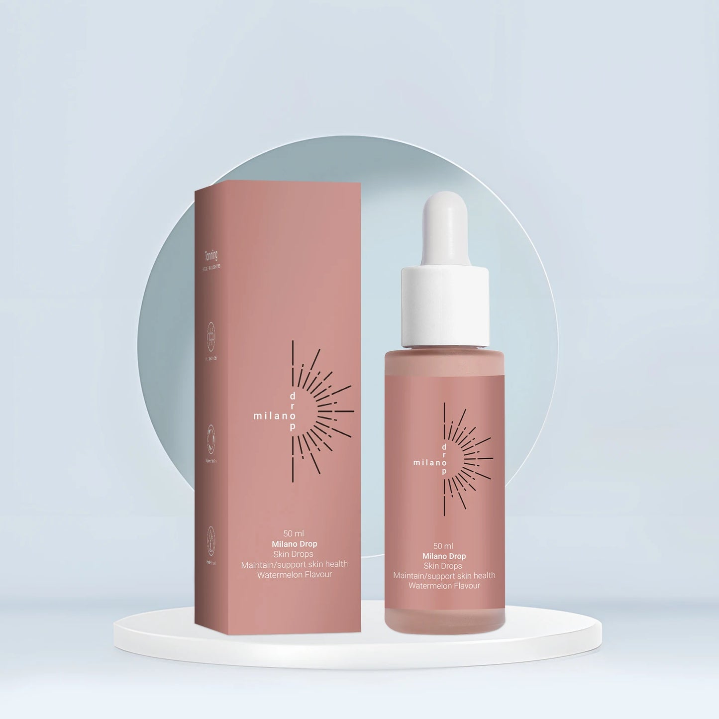 Self Tanning Drops  Natural Tanner Enhance Skin Melanin Liquid Bronzer Preventing Sunburn Sunless For Body Face Tanning Products
